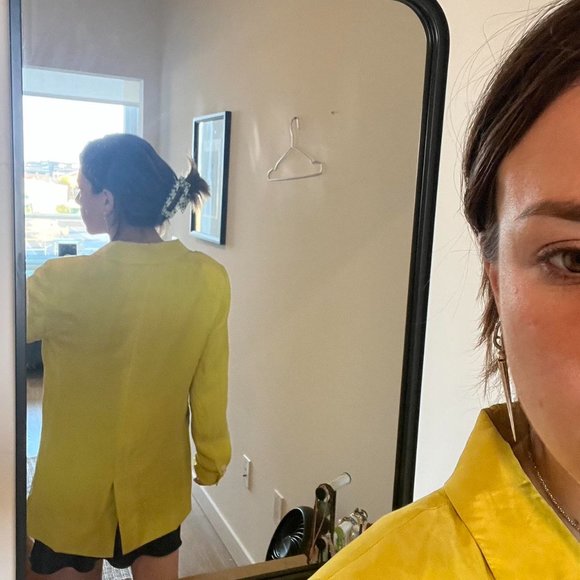 J.Crew Drapey long Parke blazer in cupro blend BG324 - Picture 4 of 4